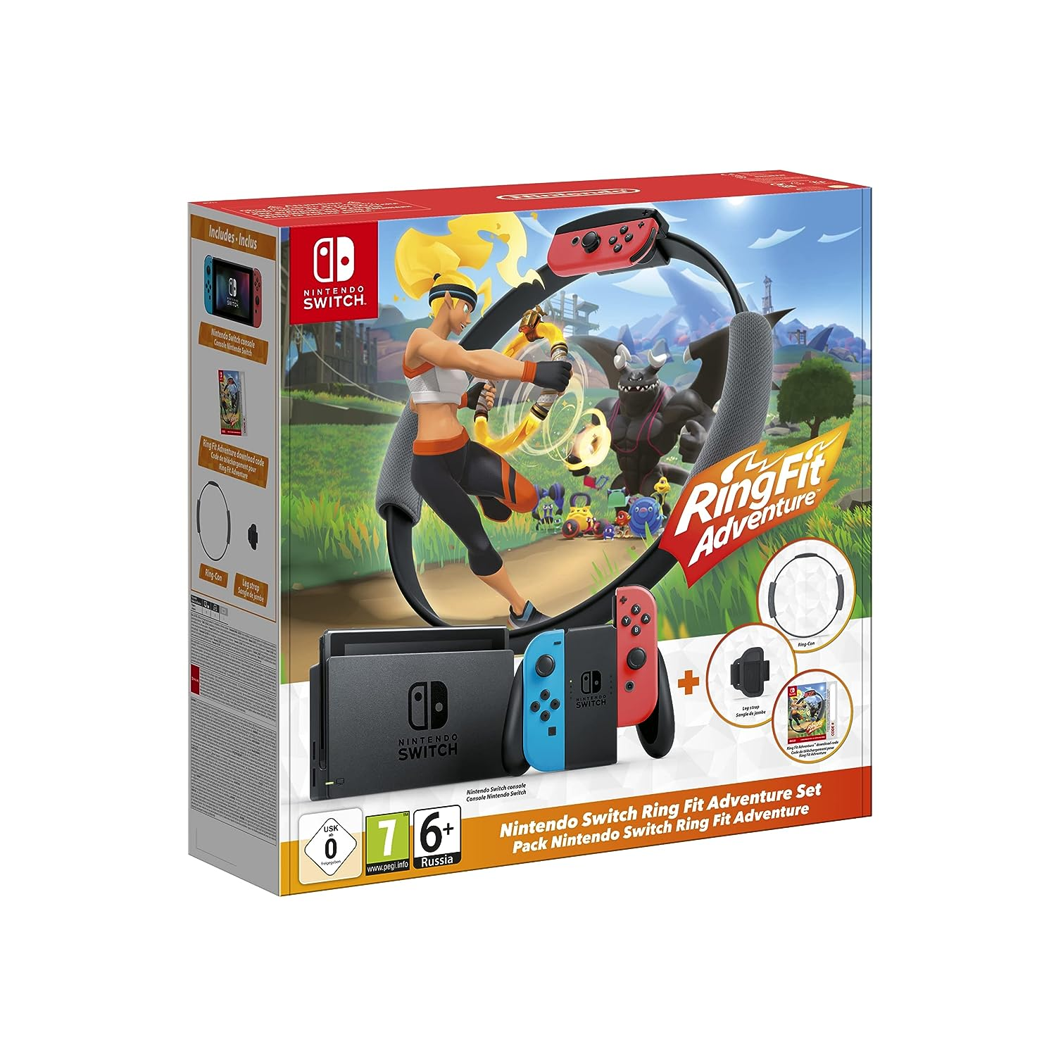 Nintendo Switch – Red/Blue – Ring Fit Adventure Set