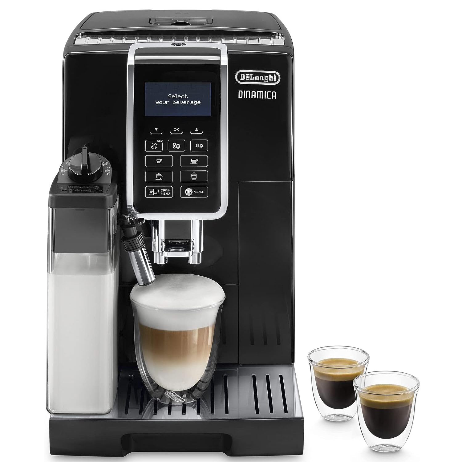 DELONGHI Dinamica ECAM 350.55.B Bean to Cup Coffee Machine – Black