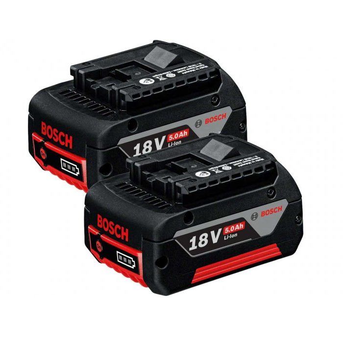 Bosch 18blue50x2 18v 5ah li-ion cool pack battery 2pk